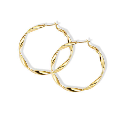 18k ouro Sterling Silver Jewelry Earrings