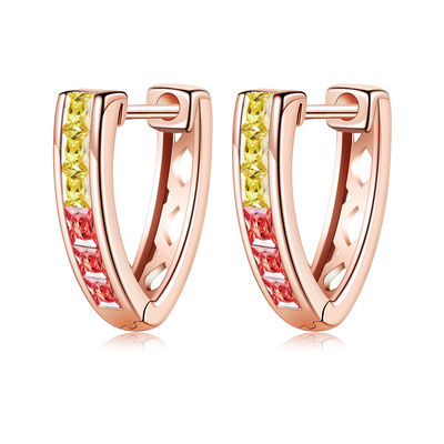 aro Sterling Silver Jewelry Earrings de 1.35cm