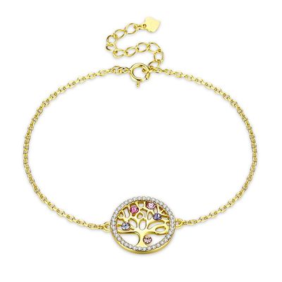Árvore de vida Sterling Silver Jewelry Bracelets
