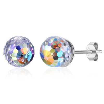 0.6X0.6cm 0,9 GV do brinco do pino de encaixe de Sterling Silver Jewelry Earrings Birthstone do grama
