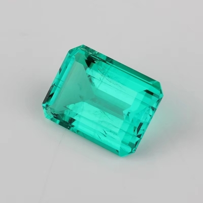 7*9mm Octogono Esmeralda Cortada Verde Esmeralda Sintética Para Sempre Uma Cor Moissanite