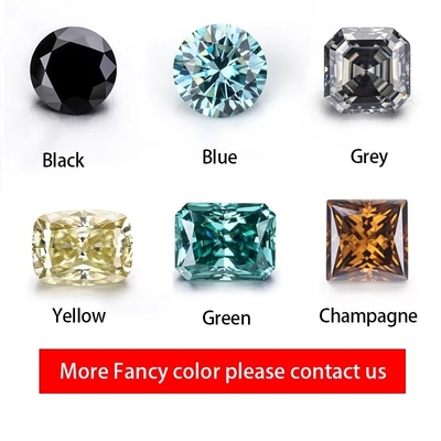 Gráfico Moissanite Joias Diamante 1ct Forma de Coração Para Anéis