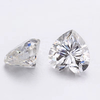 Gráfico Moissanite Joias Diamante 1ct Forma de Coração Para Anéis