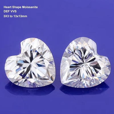 Gráfico Moissanite Joias Diamante 1ct Forma de Coração Para Anéis