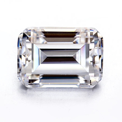 Esmeralda Corte EF Branco VVS Pedra sintética Moissanite Solta Diamante Para Anéis