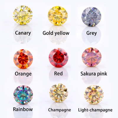 Esmeralda Corte EF Branco VVS Pedra sintética Moissanite Solta Diamante Para Anéis