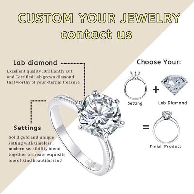 0.5ct 1ct 1.5ct 2ct 3ct Branco Moissanite Solto Diamante HPHT CVD Laboratório Crescido Diamante