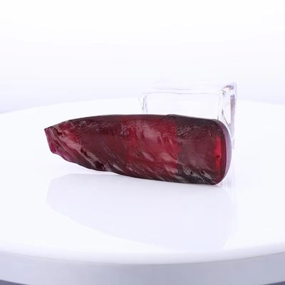 8# Rubi vermelho Corindo sintético bruto para anel e pingente de moissanita antiga personalizados