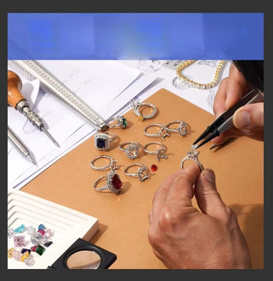 3 quilates de pequeno tamanho Esmeralda cortada Vvs de laboratório crescido Diamante Melee Moissanite para jóias