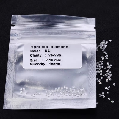 Princess Cut 1.4*1.4-4*4mm Melee HPHT DEF VS Quadrado Laboratório Criado Diamantes Moissanite