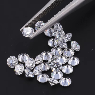 0.8-3.3mm Redondo Brilhante de corte homem feito Diamante Moissanite DEF VVS VS Diamante cultivado em laboratório