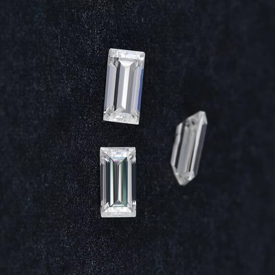 Impecável Melee Moissanite Baguette Cut Loose D Cor Vvs1 Moissanite Diamante