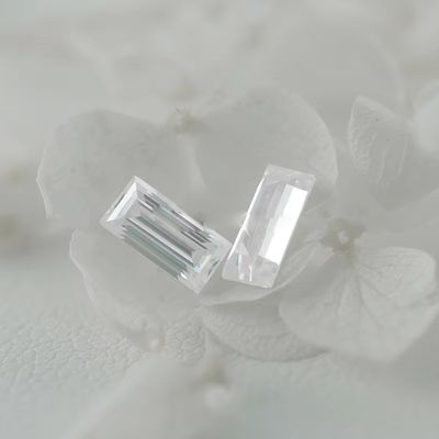 Impecável Melee Moissanite Baguette Cut Loose D Cor Vvs1 Moissanite Diamante