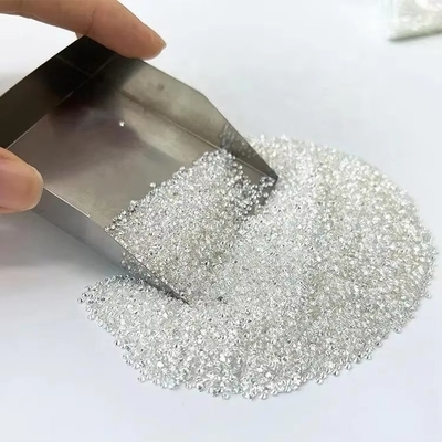 Moissanite de Melee Redondo de Dimensão Pequena 1.0 CT por Pacote com Efeitos Ópticos de Jogo de Cor