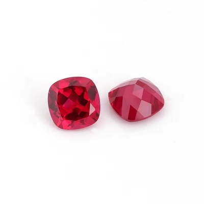 Certificado Pigion Blood Cushion Faceted Cut Crescido Largo Rubis Pedra preciosa Para Anel