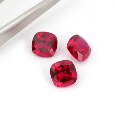 Certificado Pigion Blood Cushion Faceted Cut Crescido Largo Rubis Pedra preciosa Para Anel