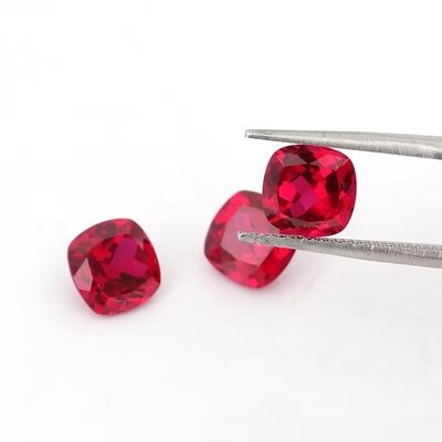Certificado Pigion Blood Cushion Faceted Cut Crescido Largo Rubis Pedra preciosa Para Anel