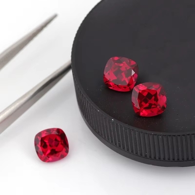Certificado Pigion Blood Cushion Faceted Cut Crescido Largo Rubis Pedra preciosa Para Anel