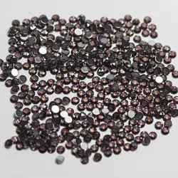 Rose Cut Cubic Zirconia moissanite Round Brilliant Cut Pedra preciosa Tratamentos térmicos aplicados