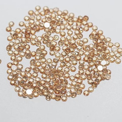 Rose Cut Cubic Zirconia moissanite Round Brilliant Cut Pedra preciosa Tratamentos térmicos aplicados