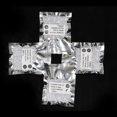 1000pcs/pacote 5A Melee Branco CZ Pedra Zircônio Lógico cúbico para mulheres Moissanite Joias