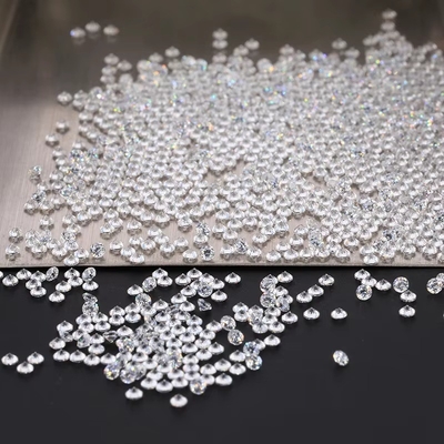 1000pcs/pacote 5A Melee Branco CZ Pedra Zircônio Lógico cúbico para mulheres Moissanite Joias