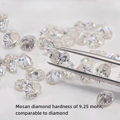 Diamante de moissanita de corte oval brilhante 3*5mm-10*14mm Dimensão pequena para fabricação de jóias