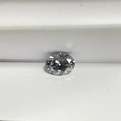 Venda a retalho 0.5ct 1ct 2ct Mossinato cinza diamante gema cinza cor oval pêra corte solto anéis de casamento de moissanite natural