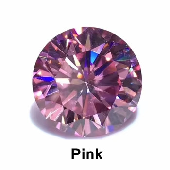 Fabricantes Pedras soltas de moissanite por atacado Teste de diamante GRA diamante redondo Pedras soltas de moissanite para fabricação de jóias