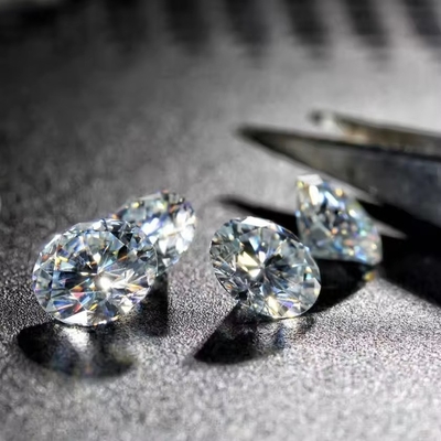 Fabricantes Pedras soltas de moissanite por atacado Teste de diamante GRA diamante redondo Pedras soltas de moissanite para fabricação de jóias