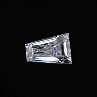Anel de solitário de moissanite Moissanite Gem Tapered Baguette Cut Charles VVS Loose Moissanite Diamond gem