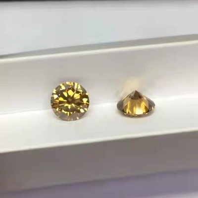 Laboratório de atacado criado branco amarelo vermelho rosa preto azul diamante redondo brilhante corte solto moissanite para jóias