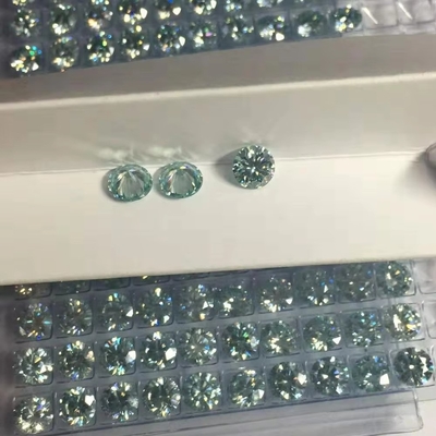 Laboratório de atacado criado branco amarelo vermelho rosa preto azul diamante redondo brilhante corte solto moissanite para jóias
