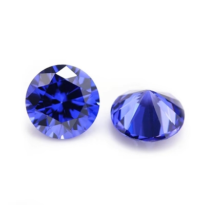 3A Colors CZ Stones Round Cut 3.0mm-9.0mm Cubic Loose Moissanite Diamond Para jóias de prata