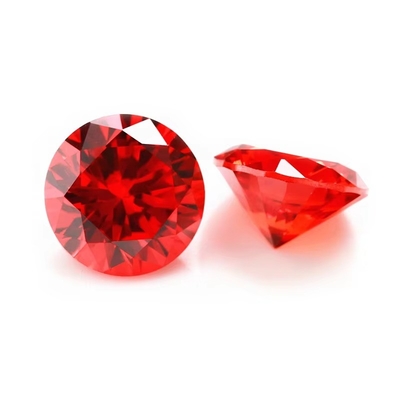 3A Colors CZ Stones Round Cut 3.0mm-9.0mm Cubic Loose Moissanite Diamond Para jóias de prata