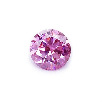 Certificado GRA Cor rosa 3 mm a 12 mm Moissanite Diamante VVS1 Redondo Brilhante Cortado Moissanite Pedras soltas