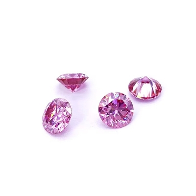 Certificado GRA Cor rosa 3 mm a 12 mm Moissanite Diamante VVS1 Redondo Brilhante Cortado Moissanite Pedras soltas