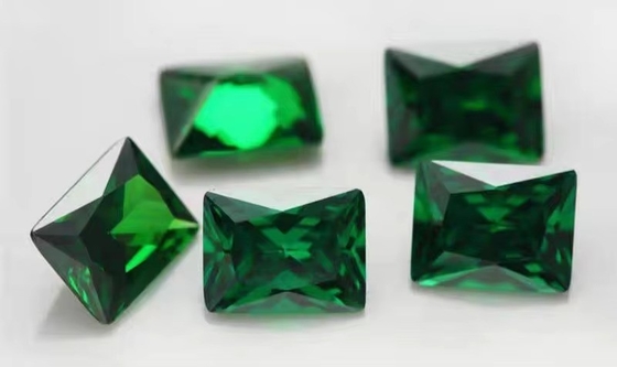 Fábrica Grosso Pedras preciosas Cor Moissanite Retângulo 3A 5A Quebra-cabeça de Zirconia Quebra-cabeça 4ct Para Moissanite Anel