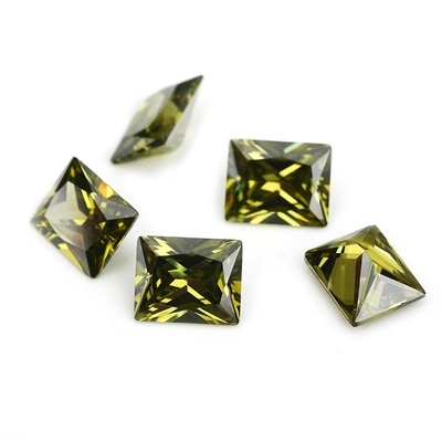 Fábrica Grosso Pedras preciosas Cor Moissanite Retângulo 3A 5A Quebra-cabeça de Zirconia Quebra-cabeça 4ct Para Moissanite Anel