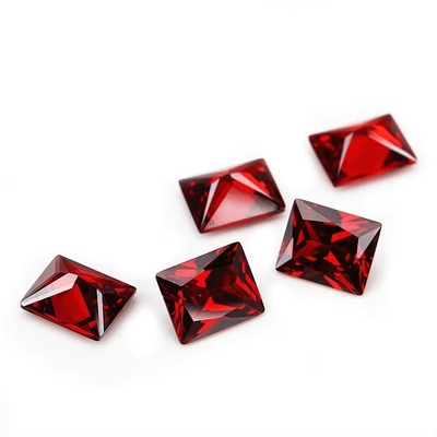 Fábrica Grosso Pedras preciosas Cor Moissanite Retângulo 3A 5A Quebra-cabeça de Zirconia Quebra-cabeça 4ct Para Moissanite Anel
