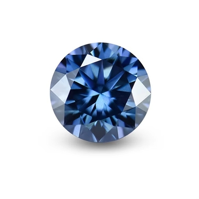 Gráfico GRA Moissanite cinza rosa amarelo champanhe azul verde redondo moissanite de corte solto diamante para fabricação de jóias