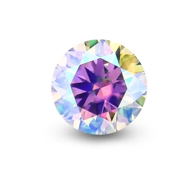 Gráfico GRA Moissanite cinza rosa amarelo champanhe azul verde redondo moissanite de corte solto diamante para fabricação de jóias