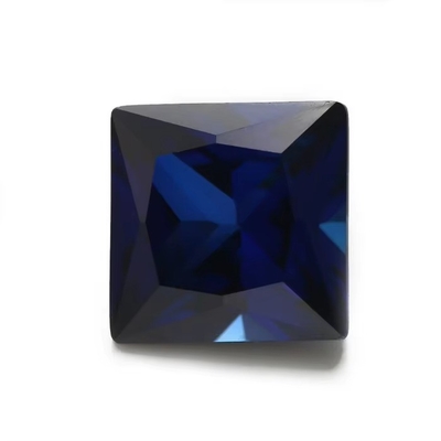Pedras preciosas sintéticas 34# safira quadrado 1.5x1.5mm-10x10mm Corindão Pedra preciosa solta para anéis vvs moissanite pingente personalizado