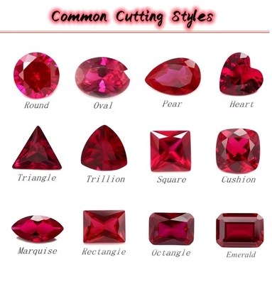 Pedras preciosas sintéticas 34# safira quadrado 1.5x1.5mm-10x10mm Corindão Pedra preciosa solta para anéis vvs moissanite pingente personalizado