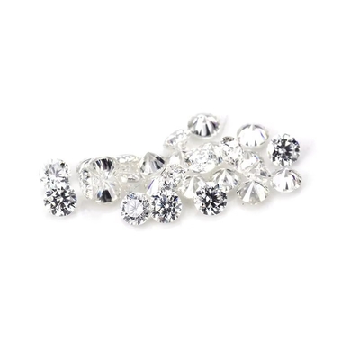 Melee Moissanite Diamante Por Carato Corte Redondo DEF Dimensão Pequena Moissanite VVS1 Laboratório Crescido Diamante Pedra Précia Forma Quadrada