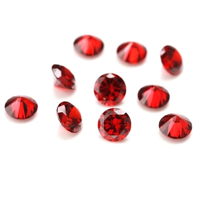 3A Qualidade Rosa Cor Varejo Pedras preciosas soltas Forma redonda 2mm 3mm Circônio cúbico sintético Moissanite personalizado para pingente