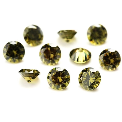 3A Qualidade Rosa Cor Varejo Pedras preciosas soltas Forma redonda 2mm 3mm Circônio cúbico sintético Moissanite personalizado para pingente