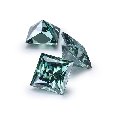 Corte de Princesa 5.5x5.5mm 1 quilate Moissanite VVS Cores Quadrado Diamante Brilhante Solto