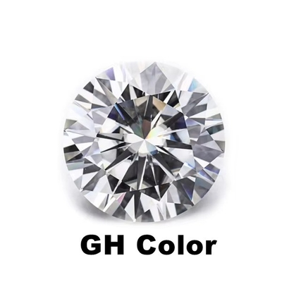 D Incolor Moissanite sintético Triângulo Corte VVS1 Solto Moissanite Diamante 5 quilates Anel