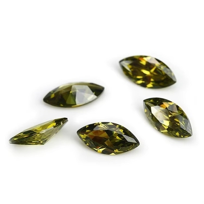 Pedras CZ de 8x4mm em forma de marquise Ideal para joalheria e anéis de casamento masculinos